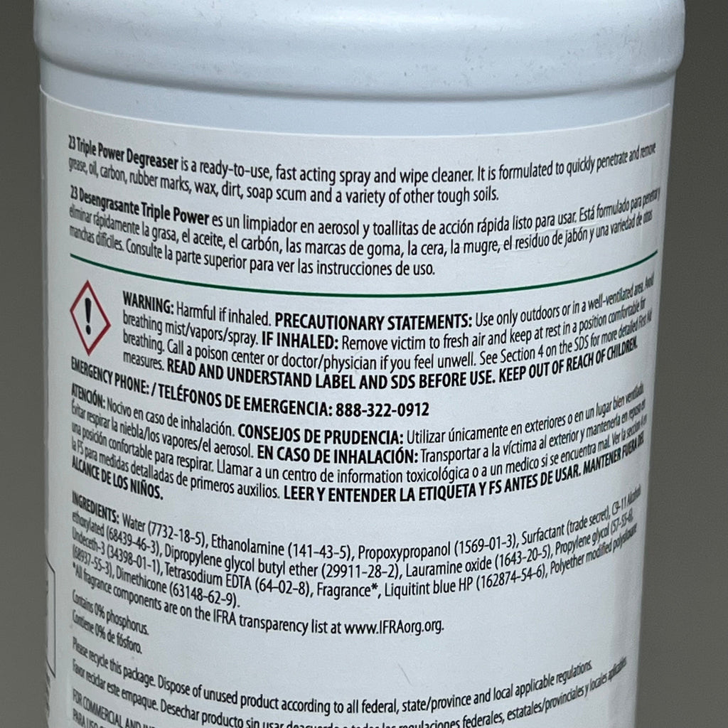 COASTWIDE (6 Bottes) 23 Triple Power Degreaser Alkaline Formula 1qt CW393032-A