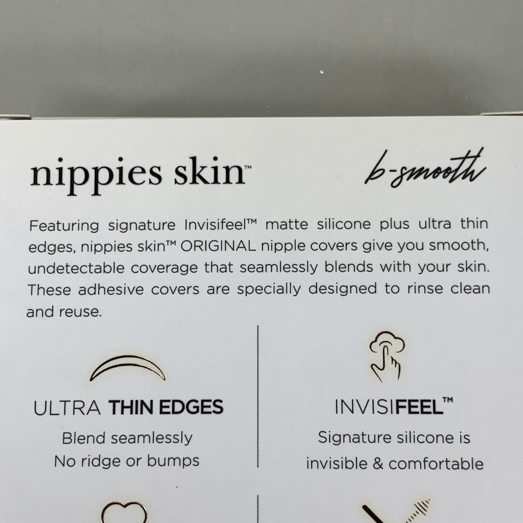 NIPPIES SKIN Original Nipple Cover Smooth Coverage Caramel 1 Pair 1021