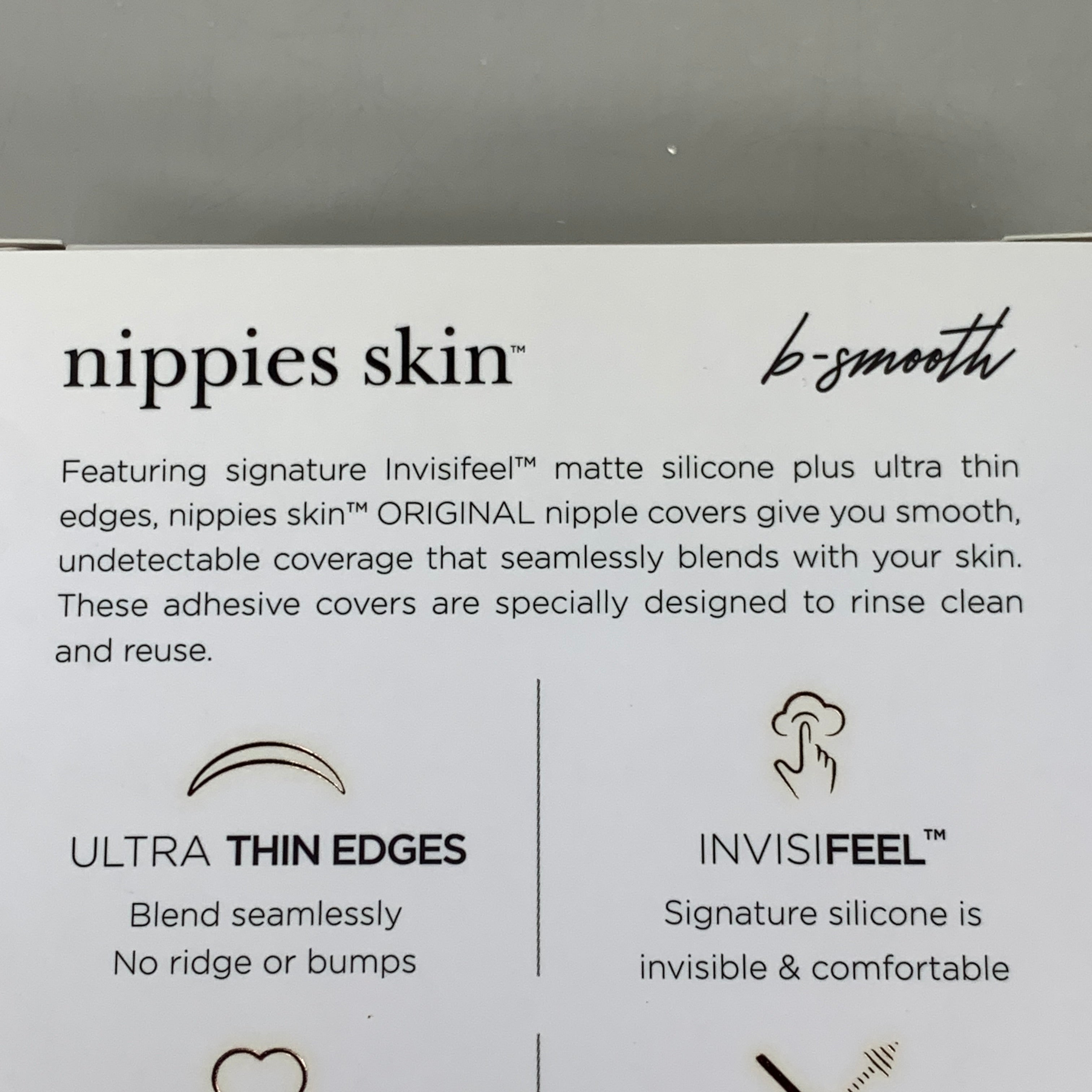 NIPPIES SKIN Original Nipple Cover Smooth Coverage Caramel 1 Pair 1021