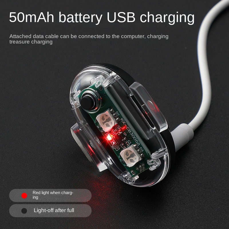 New Mini Bicycle Lights, Riding Taillights, USB Charging Riding Lights, Safety Warning Taillights, Riding Equipment