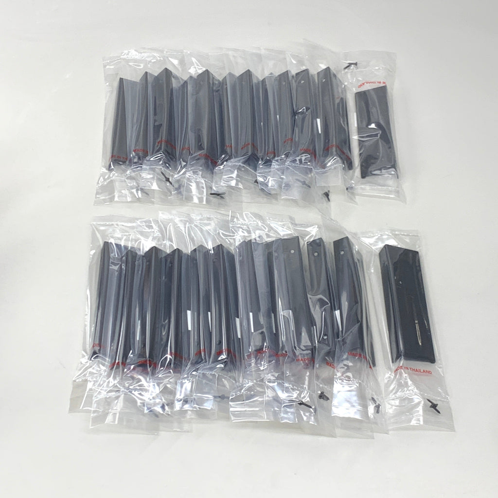 BERENSON (25 PACK) Bravo 112mm CC Satin Black Edge Pull Aluminum 1064-4055-P