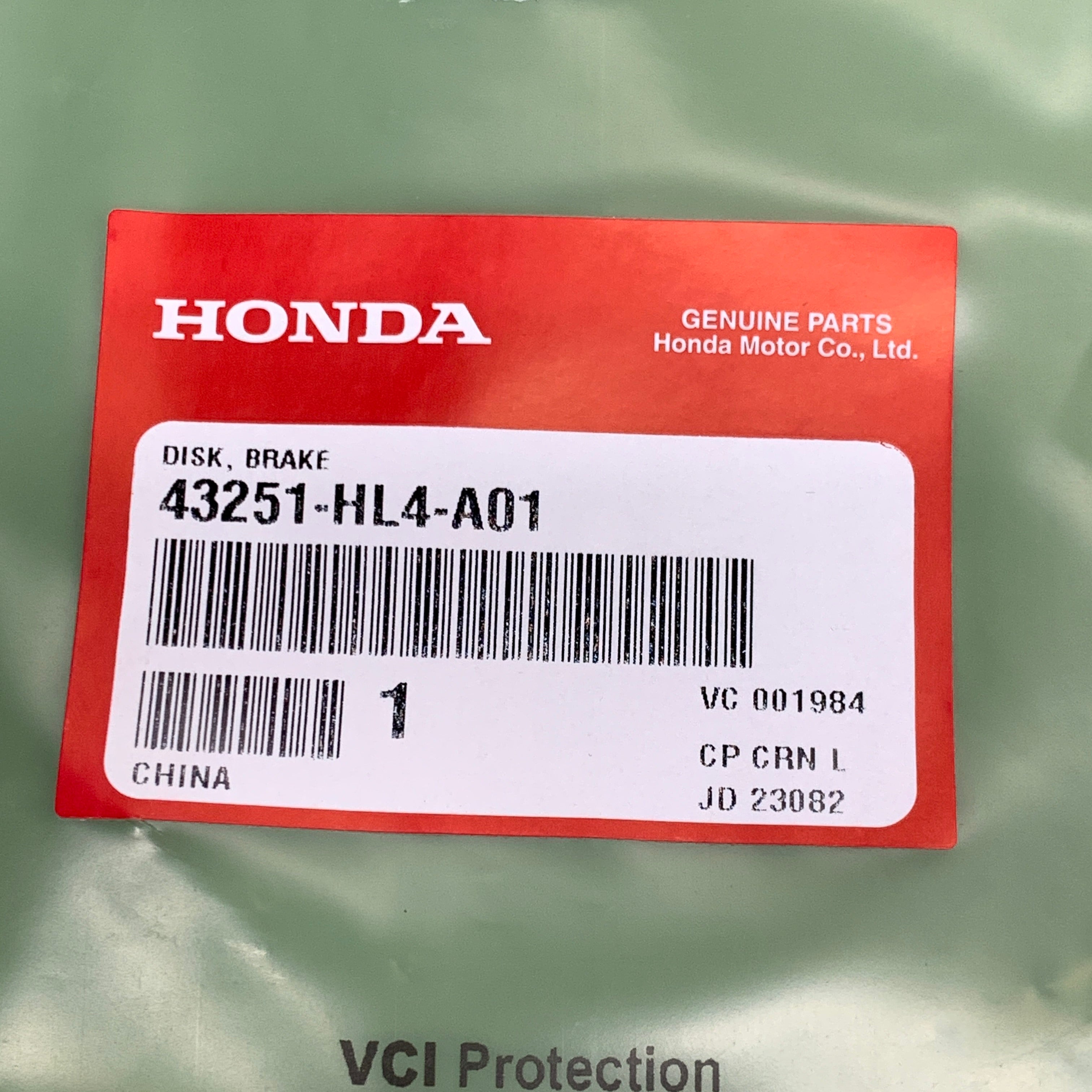 HONDA Brake Disk for ATVs 43251-HL4-A01