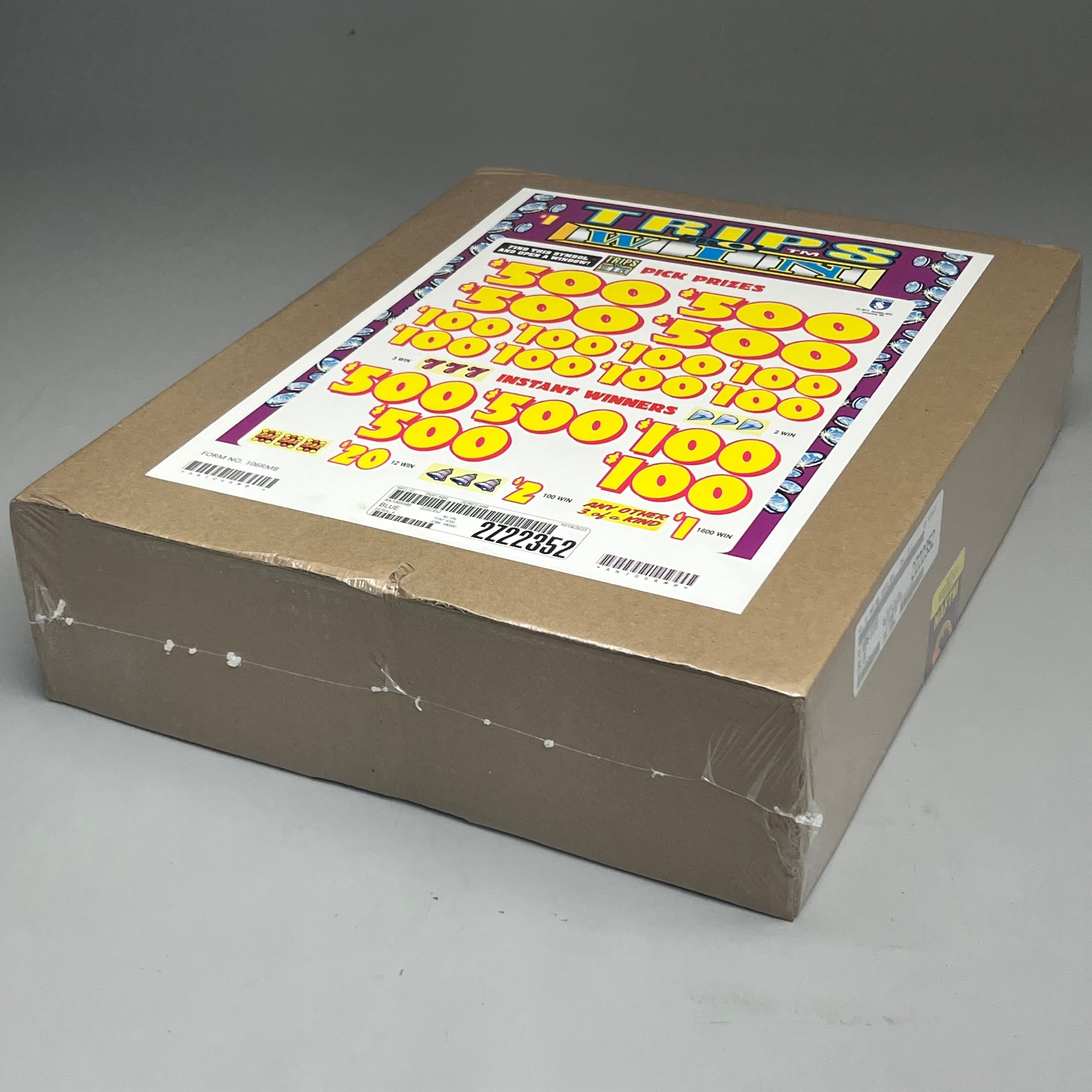 SPECIALTY MANUFACTURING Trips to Win 8160 Cards 3.875"x1.875"