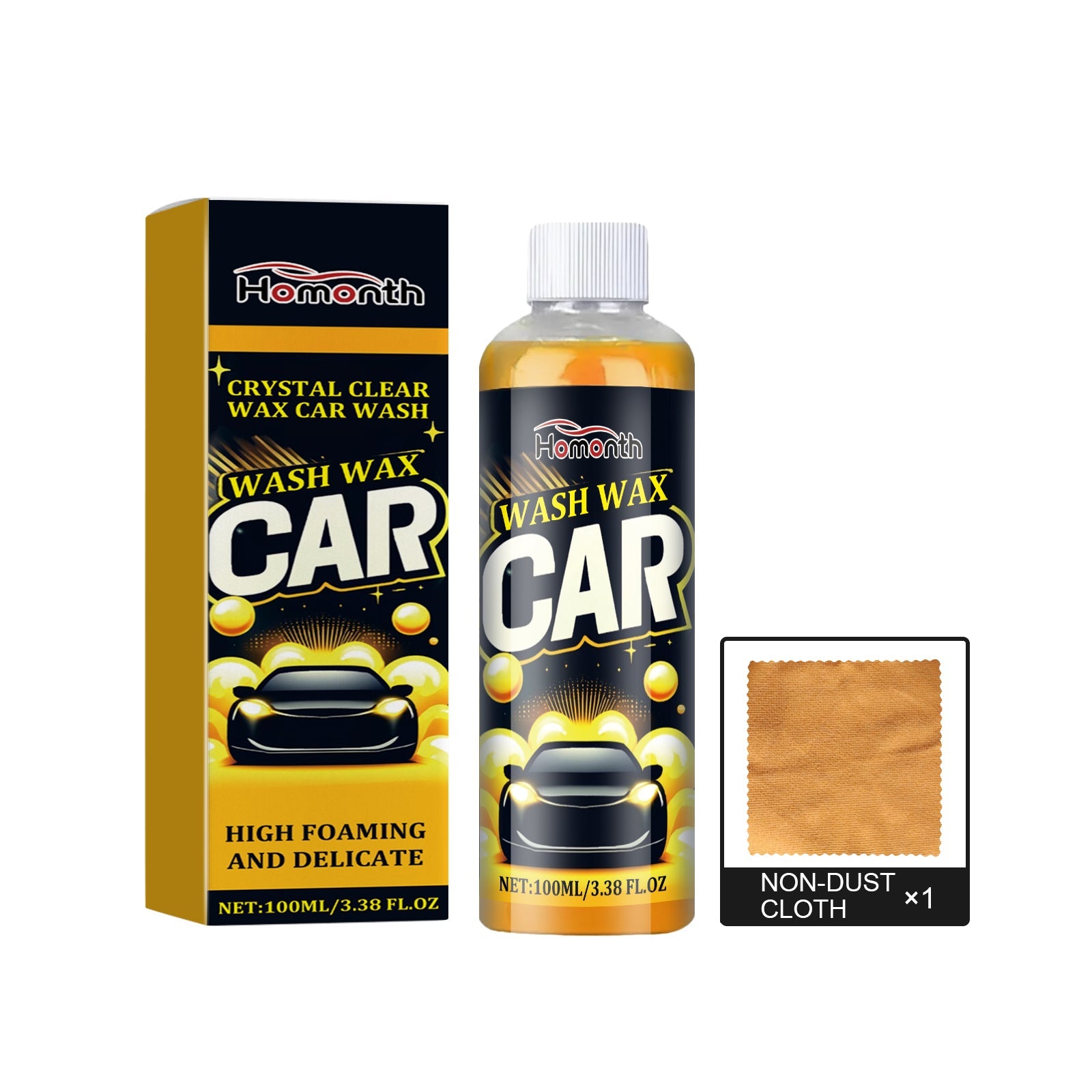 High Concentration Foam Car Cleaner, Deep Cleaning Vehicle Paint Dirt Maintenance Retreader