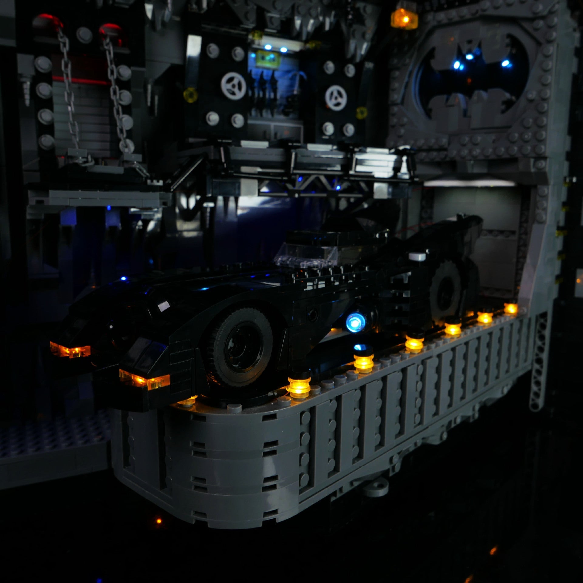 LP building block lighting suitable for LEGO 76252 Batcave Shadow Box building block model LED remote control lighting