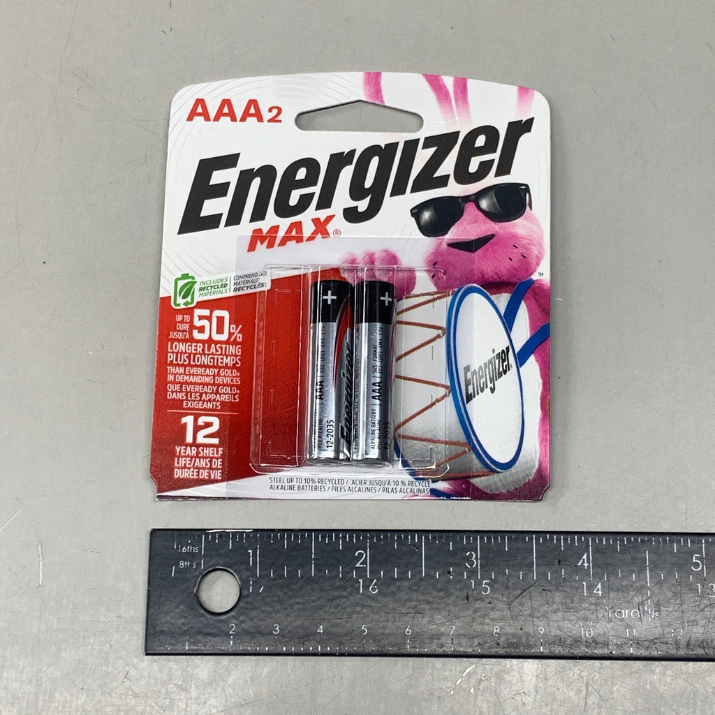 ENERGIZER MAX (4 PACK, 8 Total Batteries) AAA Alkaline Battery E92BP-2