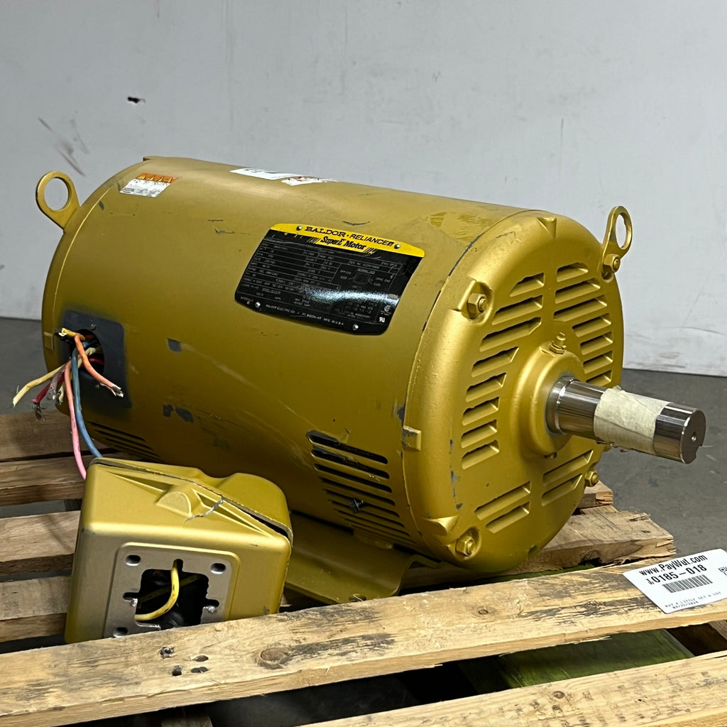 BALDOR RELIANCER Super E Motor HP 20 RPM 1765 V230/460 3 Phase (Damaged)
