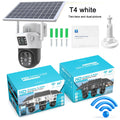 Solar camera WIFI dual-screen gunball 10x zoom low-power battery wireless monitor