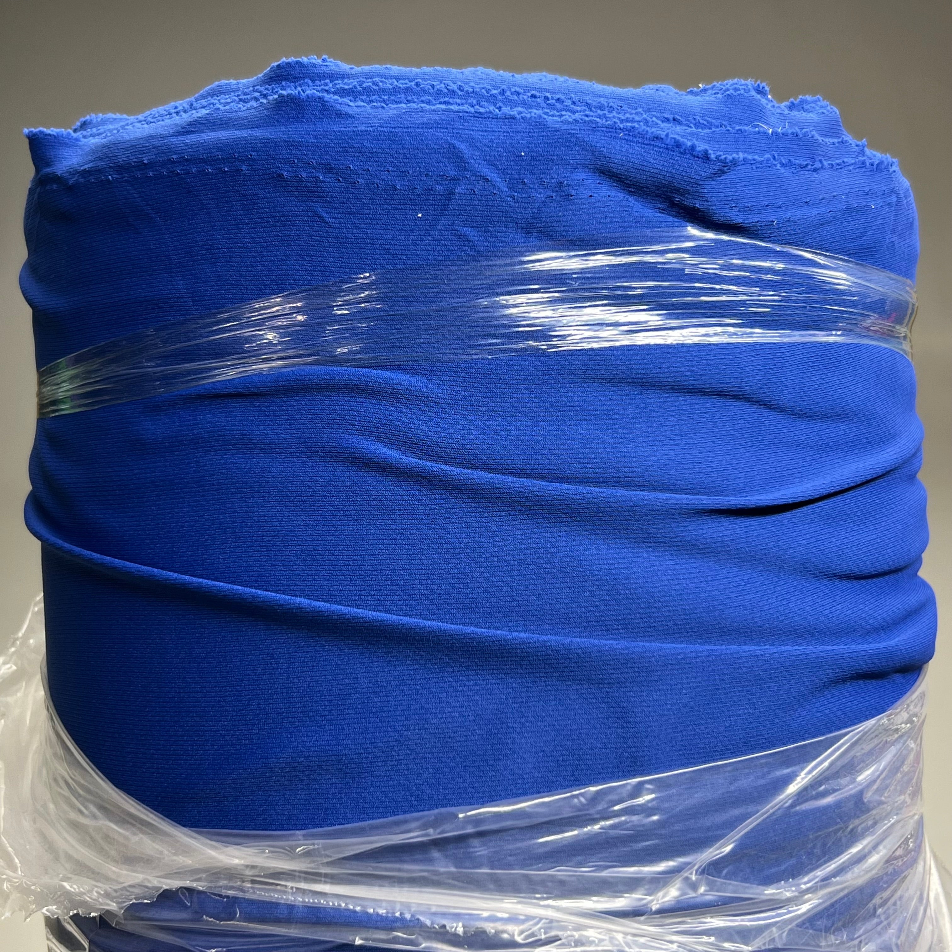 Polyester Knit AM/AM Treatment 60" W x 118 yards L Royal Blue (NEW)