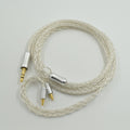 IE40PRO 8-core single crystal copper silver plated upgrade cable replacement cable headphone audio cable