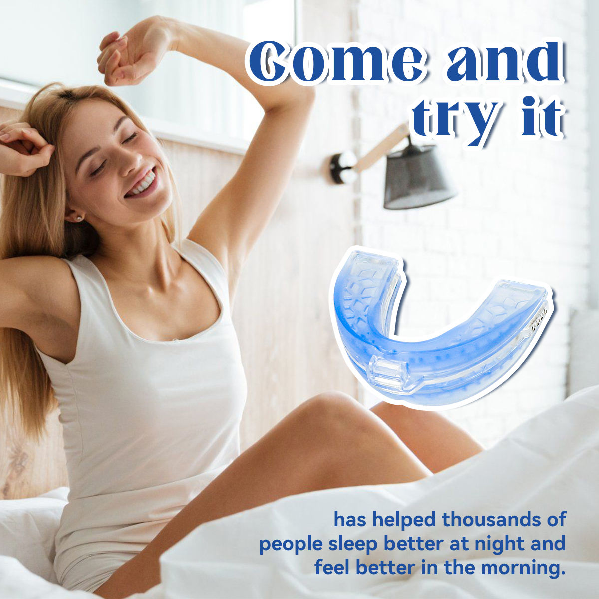 Adjustable braces anti snoring silicone braces anti bruxism braces and braces at night