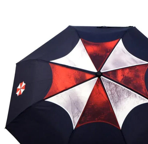 Creative Folding Sunny Umbrella Biochemical Crisis Triple Fold Sunshade Umbrella Rain and Rain dual-use