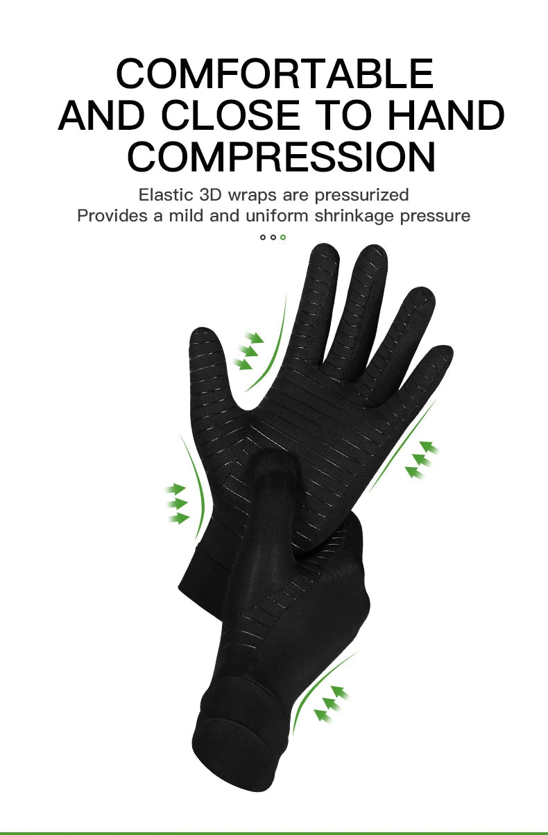 Indoor writing computer health exercise joint pain relief physical therapy anti edema protection nursing rehabilitation full finger gloves