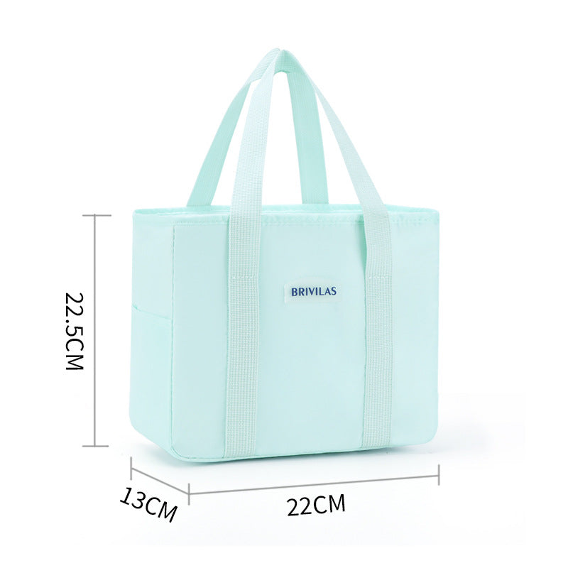Simple style fresh ice pack commuter insulation lunch box bag lunch lunch bag