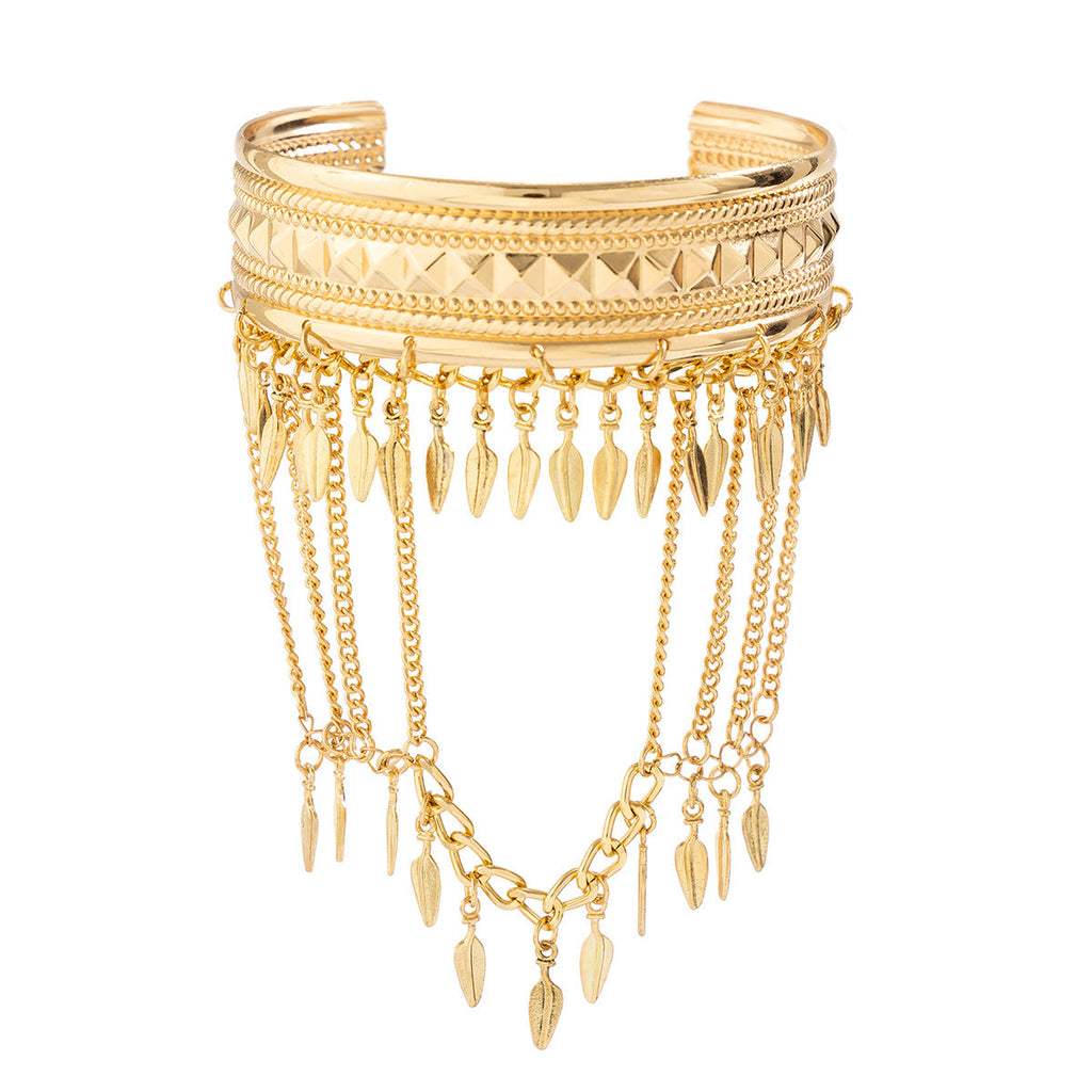 Western cowboy style metal tassel arm chain arm chain Dunhuang chain retro cross-border arm bracelet jewelry