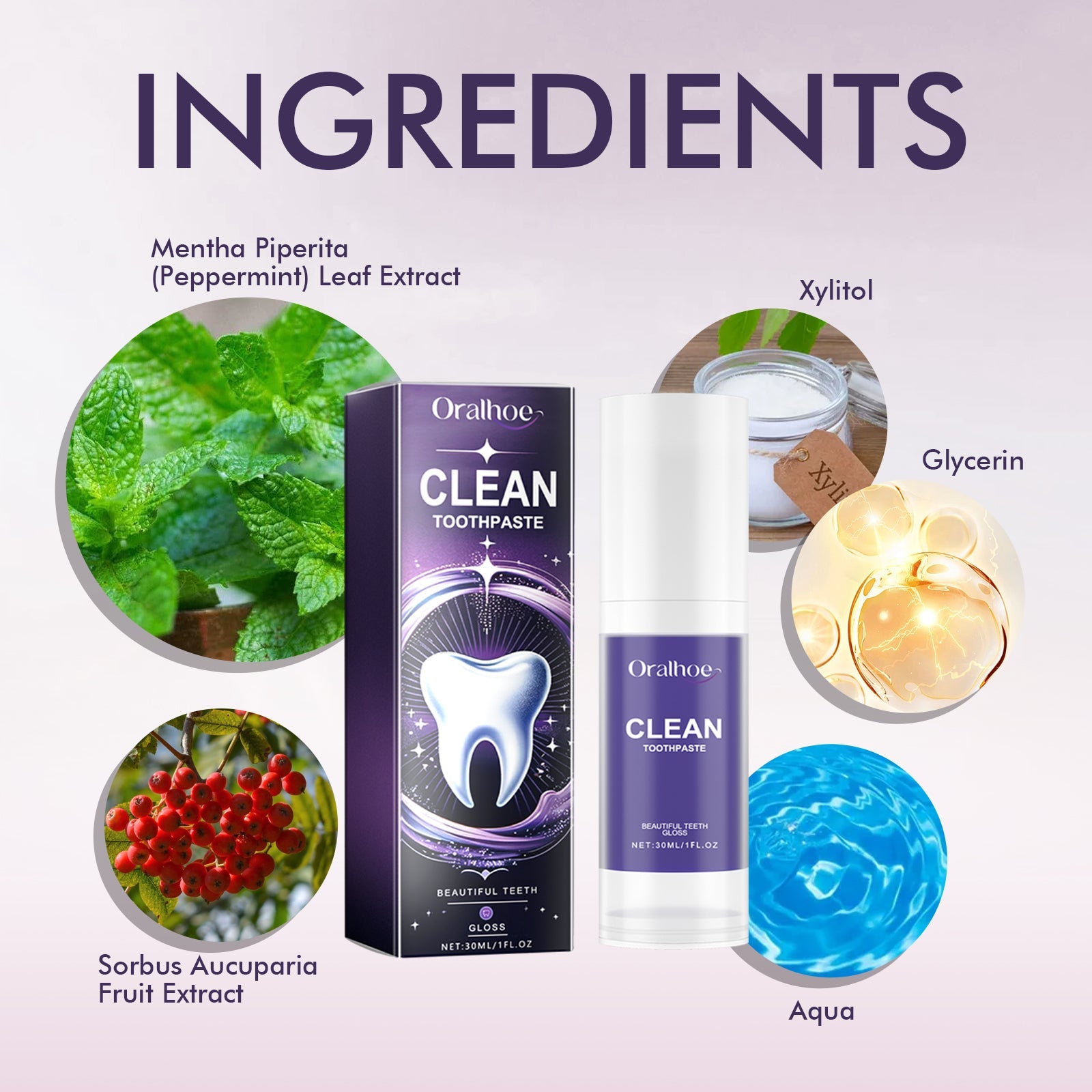 Clean Toothpaste, Teeth Yellow Stains Breath Care Mouth Clean White Toothpaste