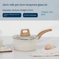 Medical stone non-stick pot soup pot stew pot frying pan wok milk pot frying pan steaming marble granite pot set