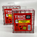HAPPY HEN (2 PACK) Coated Steel Treat Basket Red 855297003292