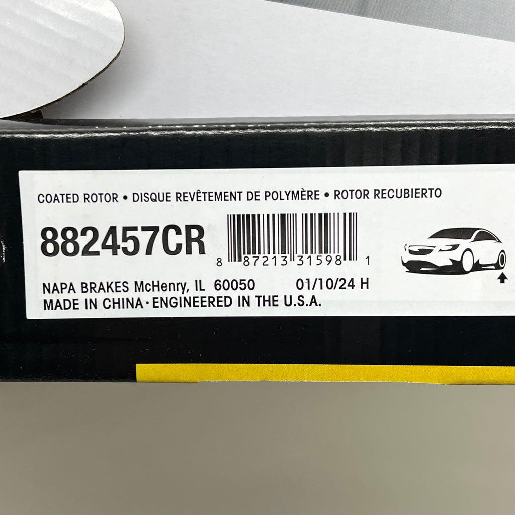 ADAPTIVE ONE Vented Cast Iron Poly Coated Rotor Cadillac/Chevrolet/GMC 882457CR