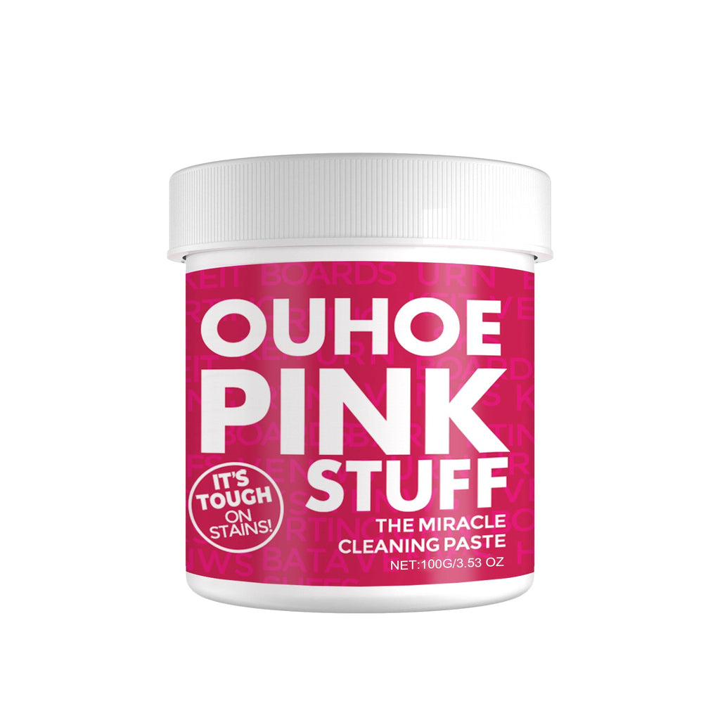 Home Gentle Multi-Functional Cleaning Cream, Clean Kitchen Heavy Oil Dirt General Pink Barrel Cleaning Powder