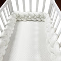 Woven baby bed surround anti-collision strip four strand Fried Dough Twists braid wrapped around the bed surround ins baby child