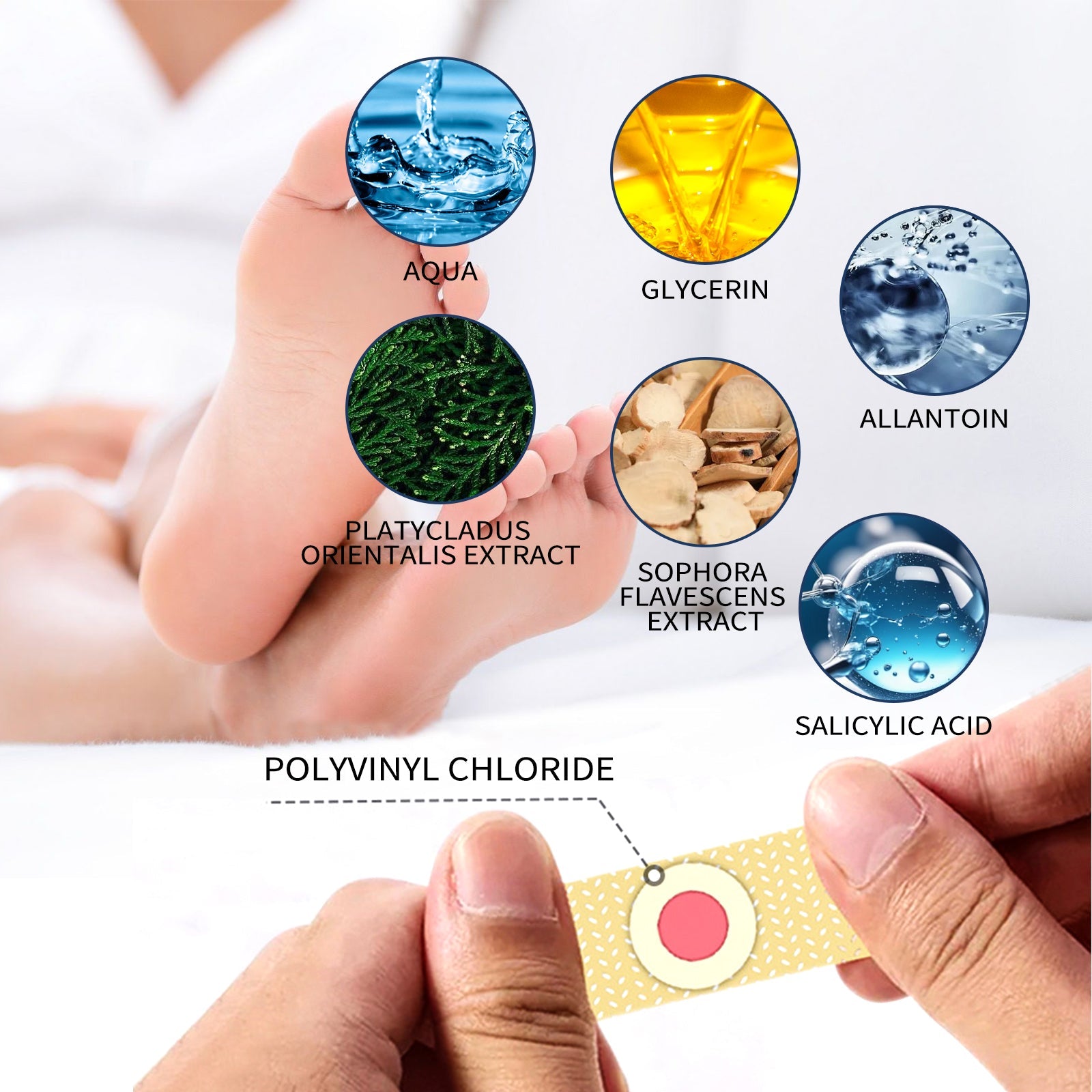 South Moon Gram Warty Corns Patch, Foot Soles Chicken Especially Clean Flesh Piercing Wart Wart Repair Patch Plain Sweat Tube Repair Patch