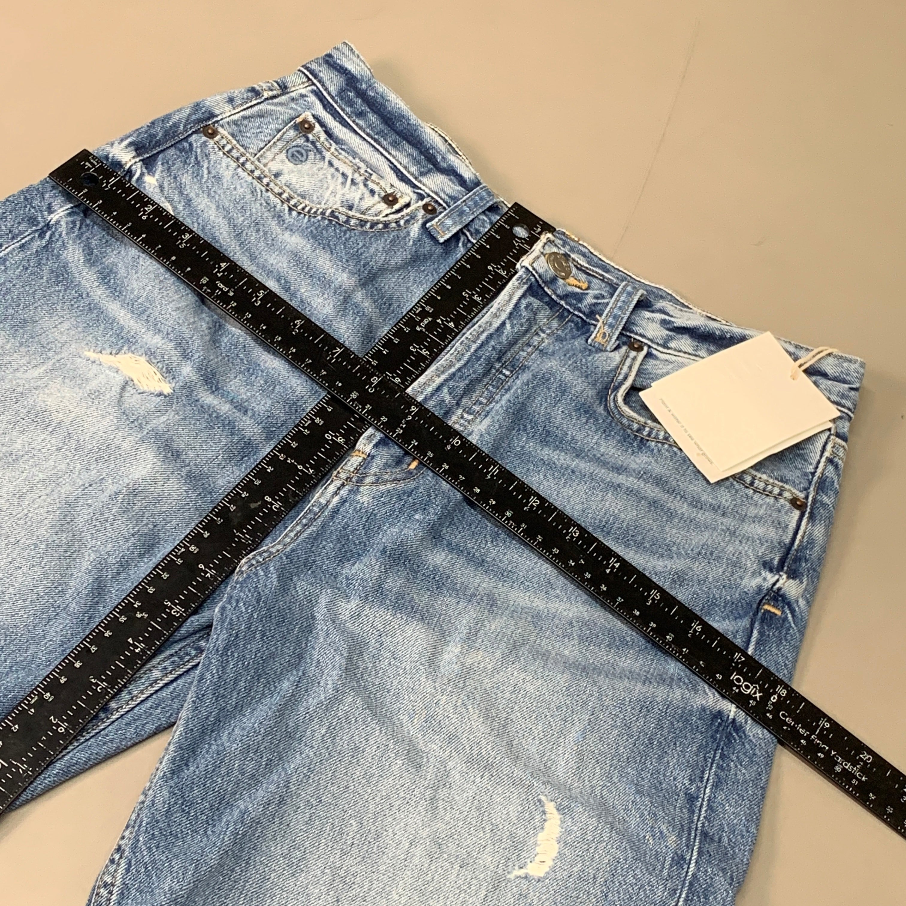 ETICA Bryce Pinch Waist Boyfriend Pant Canyon Reef Certified Organic Size 27 EW178281