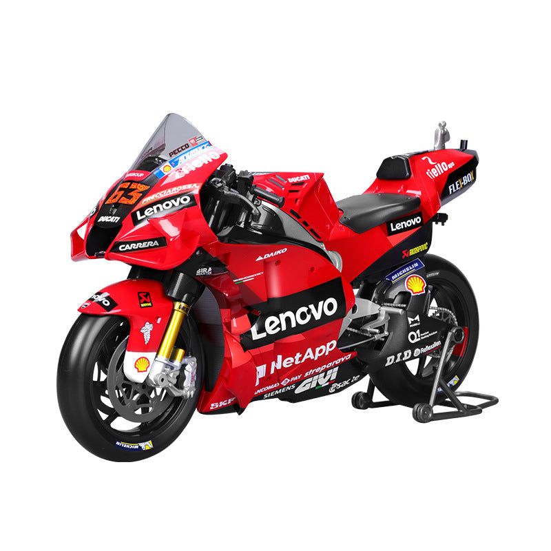 Meichi Figure 1:6 Ducati Grand Motorcycle Simulation Alloy Motorcycle Racing Ornament Toy Model