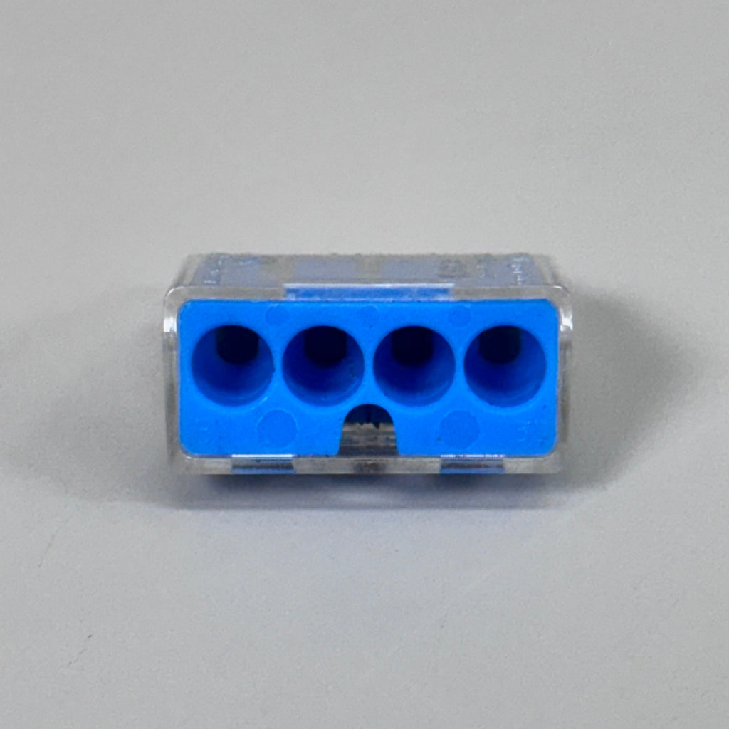 TE CONNECTIVITY (480 PACK) Push Grip Connector 4 Wire Port 12-22 AWG 2388553-4