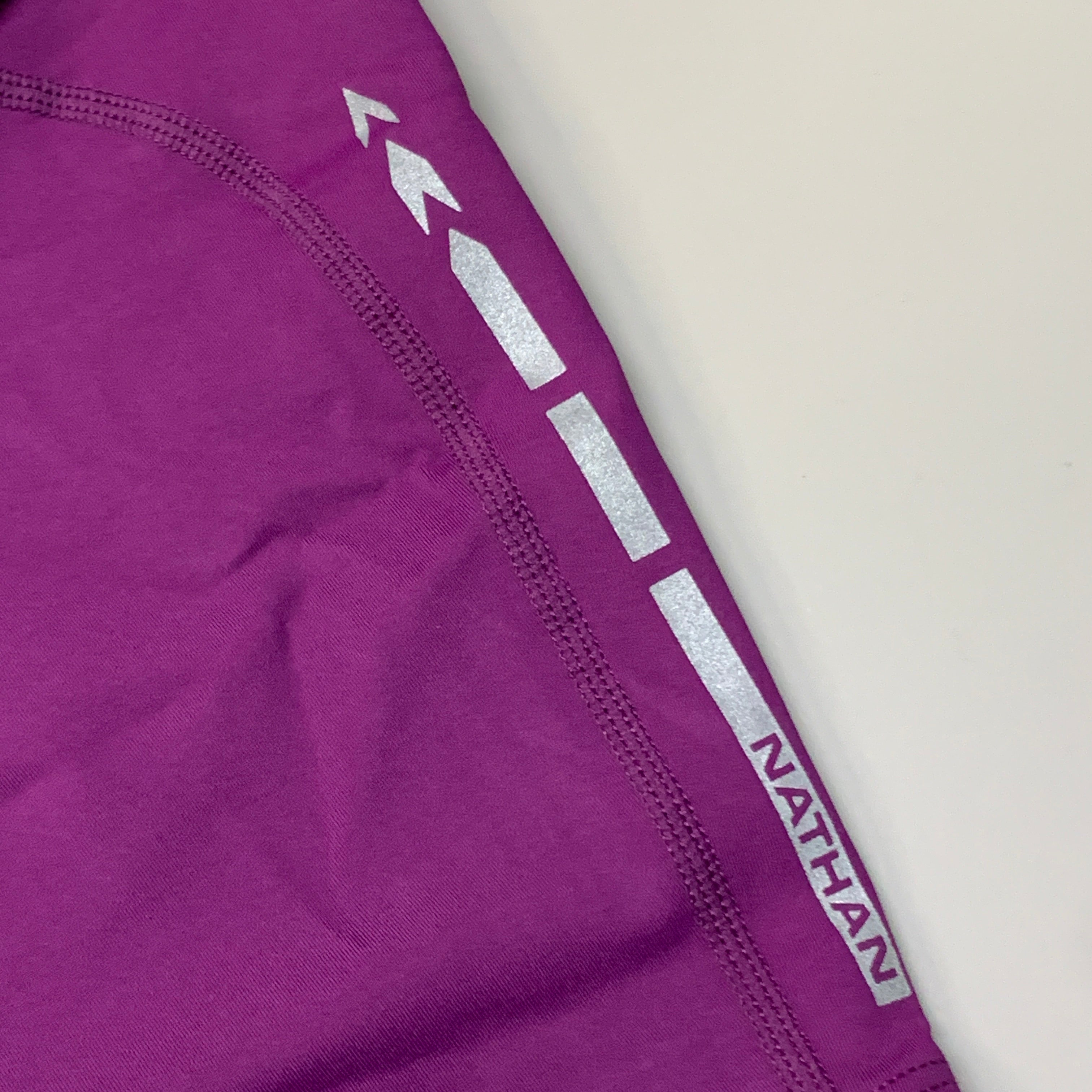 NATHAN Interval 3" Inseam Bike Short Women's Plum Size M NS51040-70030-M