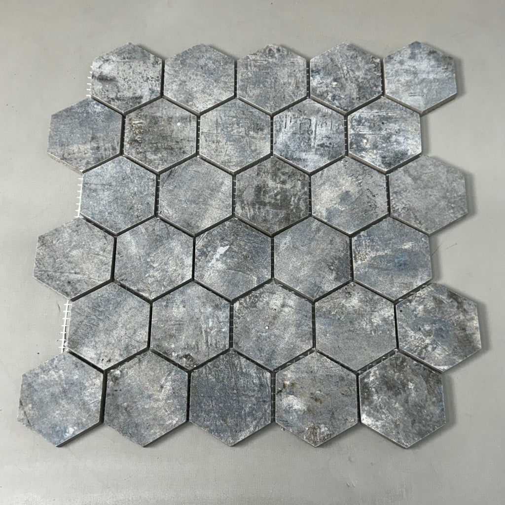 LA FABBRICA ESAG (6 SHEETS) Ocean Blue 5cmX5cm Hexagon Tile 28X29 Sheets 156336