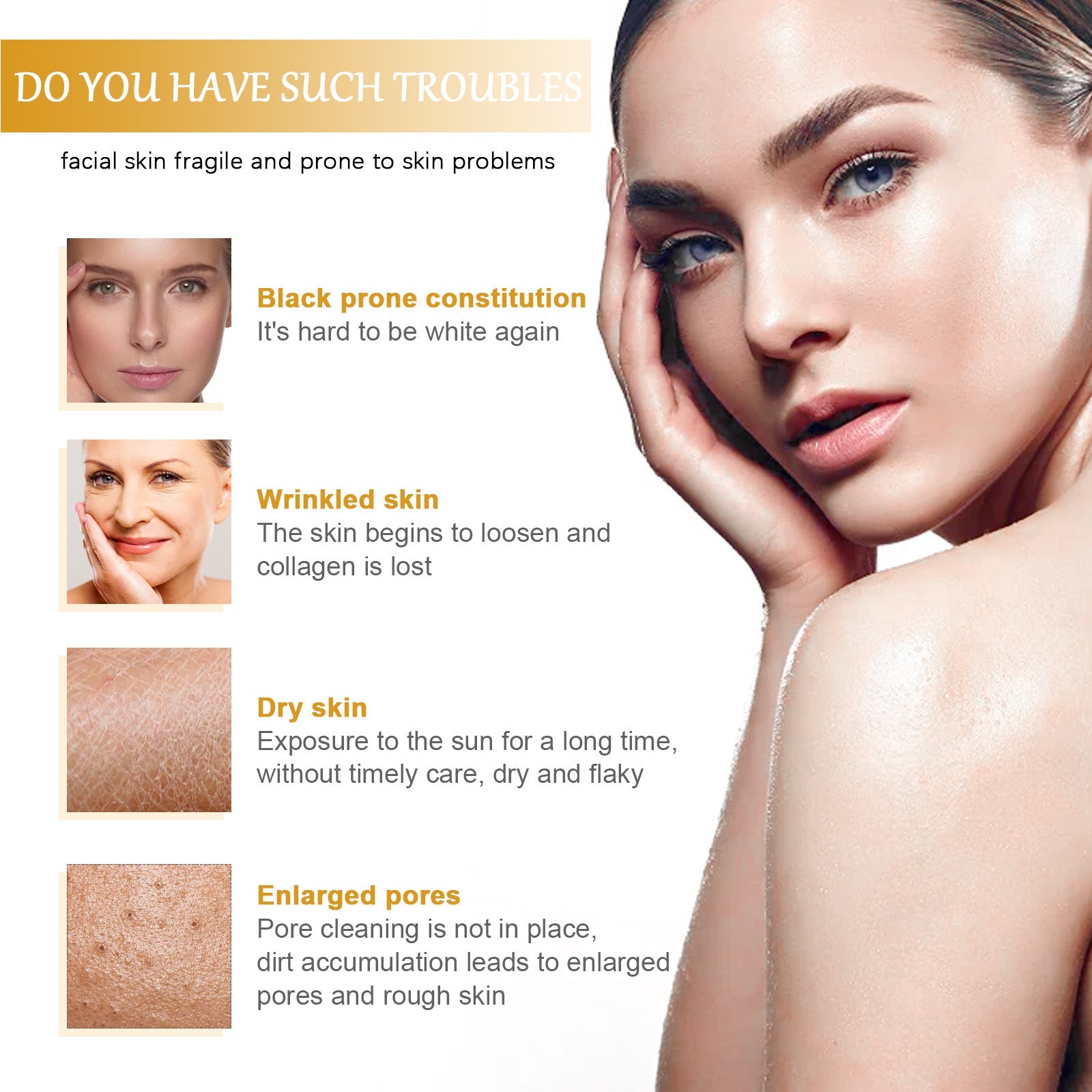 Rice Hyaluronic Acid Essence Moisturizing, Hydrating, Brightening And Improving Dark Complexion Facial Essence