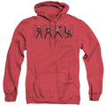 Elvis Presley Jailhouse Rock Heather Mens Hoodie Red