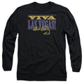 Elvis Presley Viva Las Vegas Mens Long Sleeve Shirt Black Officially Licensed