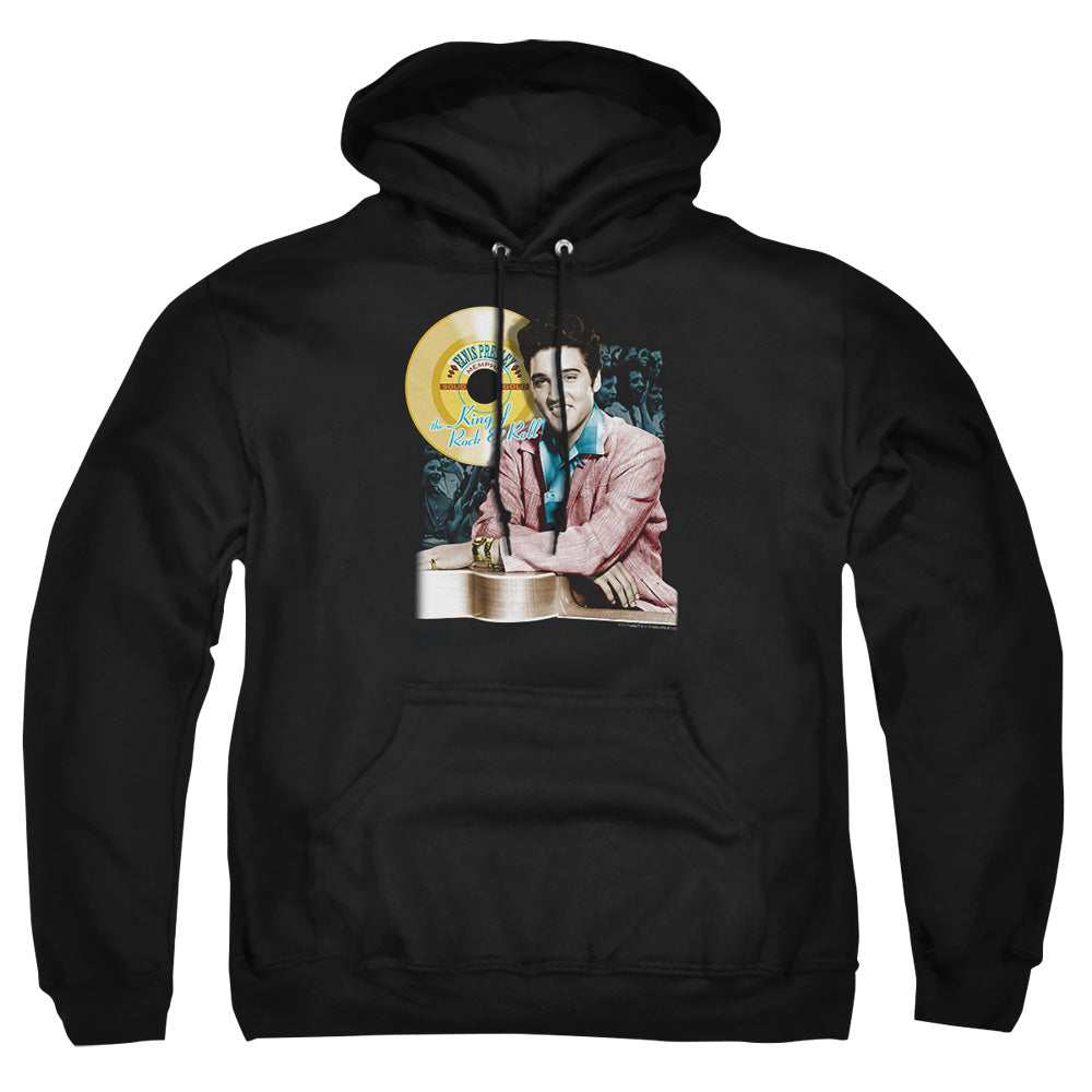 Elvis Presley Gold Record Mens Hoodie Black