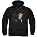 Elvis Presley Warm Portrait Mens Hoodie Black