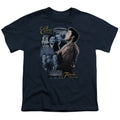 Elvis Presley Tupelo Kids Youth T Shirt Navy Blue