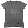 Elvis Presley Rock & Roll Womens T Shirt Charcoal