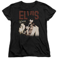 Elvis Presley Viva Star Womens T Shirt Black