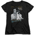 Elvis Presley Live in Vegas Womens T Shirt Black Officially Licensed