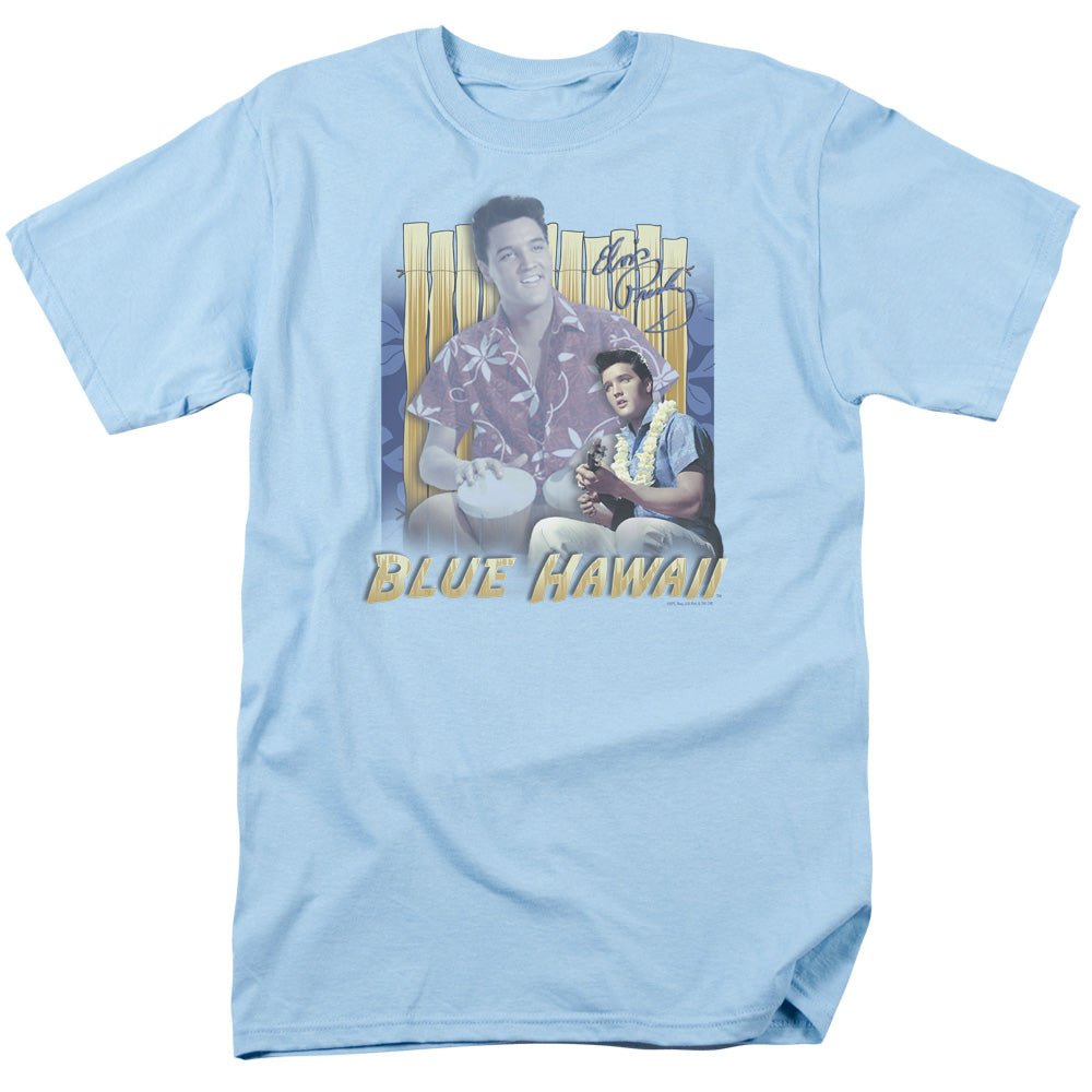 Elvis Presley Blue Hawaii Mens T Shirt Carolina Blue Officially Licensed