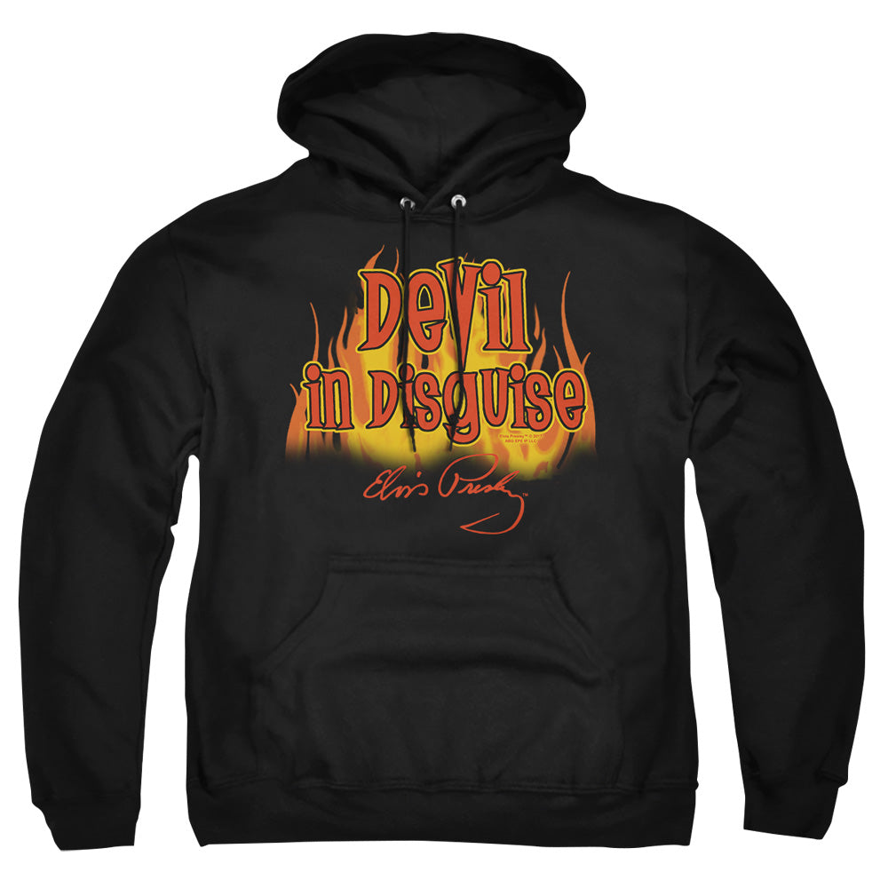 Elvis Presley Devil In Disguise Mens Hoodie Black Officially Licensed