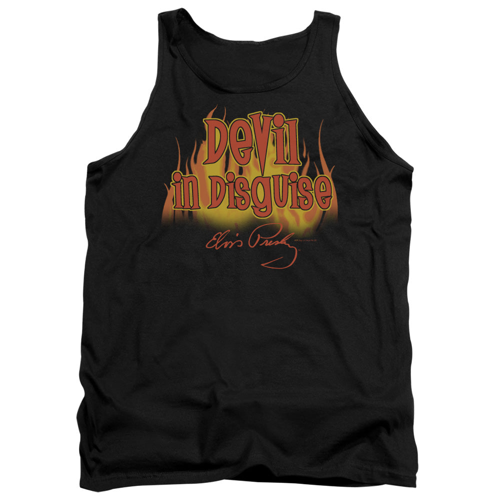 Elvis Presley Devil In Disguise Mens Tank Top Shirt Black Officially Licensed