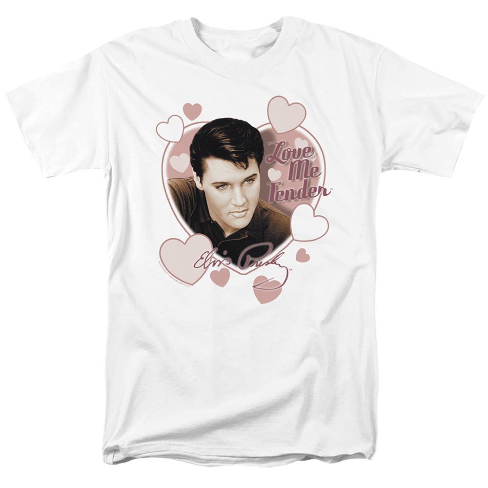 Elvis Presley Love Me Tender Mens T Shirt White Officially Licensed