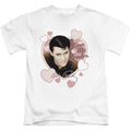 Elvis Presley Love Me Tender Juvenile Kids Youth T Shirt White Officially Licensed