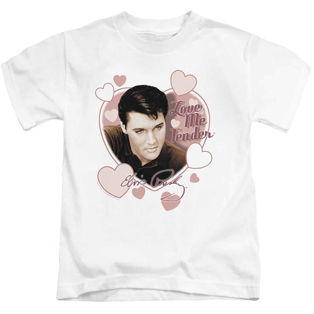 Elvis Presley Love Me Tender Juvenile Kids Youth T Shirt White Officially Licensed