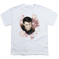 Elvis Presley Love Me Tender Kids Youth T Shirt White Officially Licensed