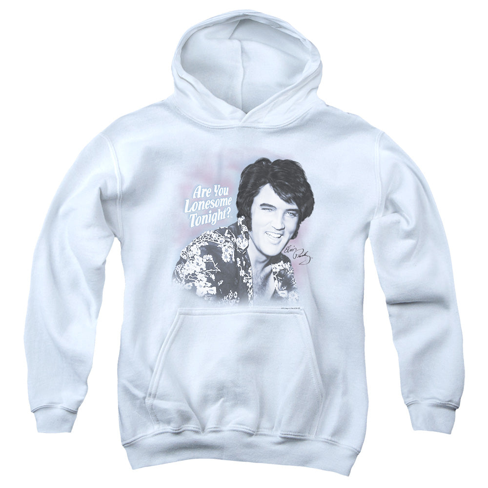 Elvis Presley Lonesome Tonight Kids Youth Hoodie White Officially Licensed
