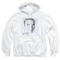 Elvis Presley Blue Eyes Mens Hoodie White Officially Licensed