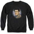 Elvis Presley Starlite Mens Crewneck Sweatshirt Black